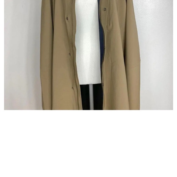LULULEMON THE DRIVER COAT BEIGE DOUBLE ZIP SNAP - Picture 3 of 4